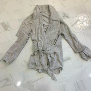 Size 6 light grey Lululemon dance sweater